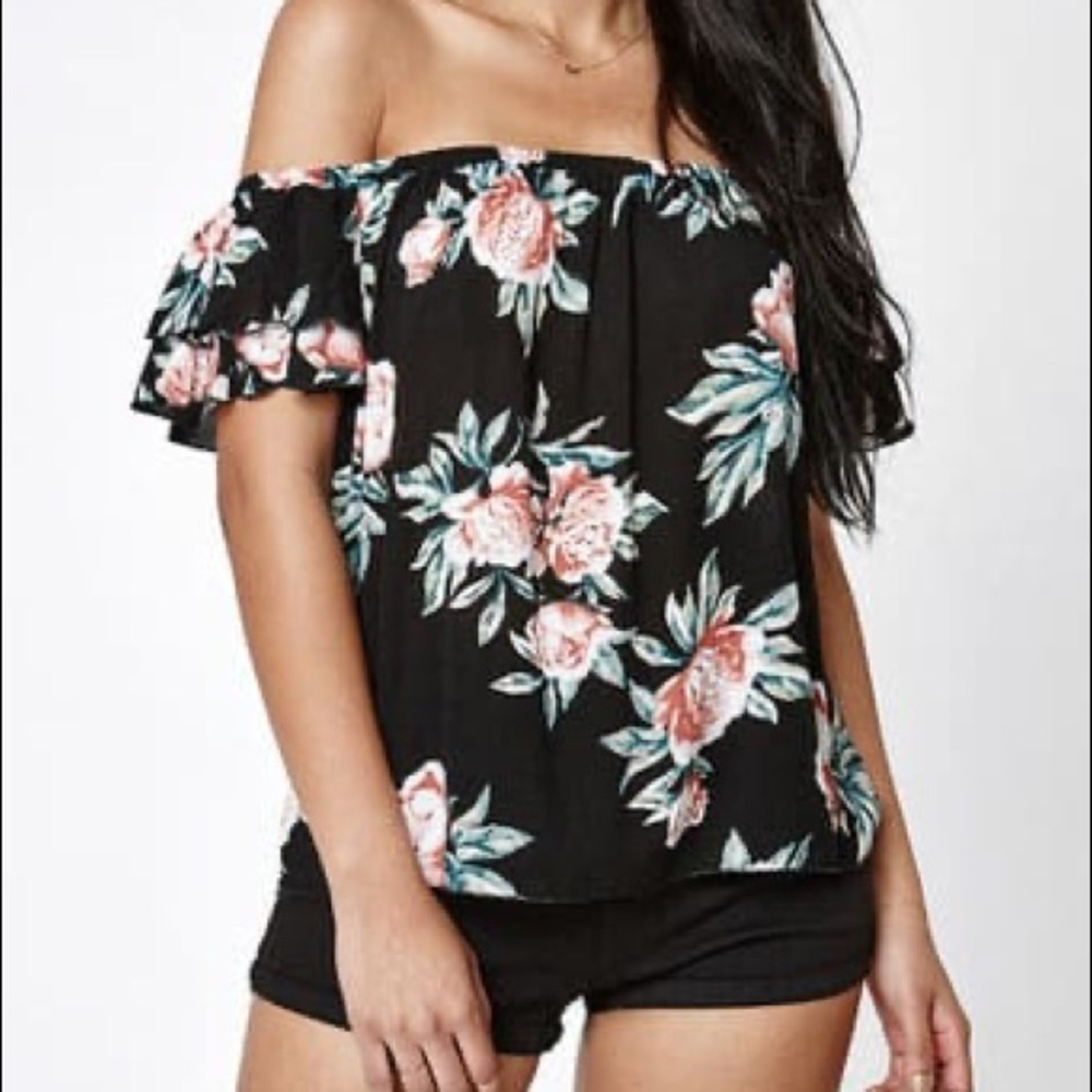 Pac sun off the shoulder shirt